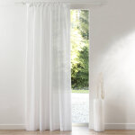 Panneau lin polyester base plomb�e finition galon fronceur - colombine