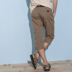 Pantacourt 3 / 4 �lastiqu� + ceinture assortie - blancheporte