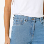 Pantacourt coupe fusele, denim - blancheporte