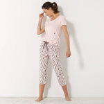 Pantacourt imprim fleuri - jersey coton - blancheporte