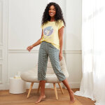 Pantacourt imprim  nature sauvage  - blancheporte