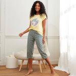 Pantacourt imprim�  nature sauvage  - blancheporte