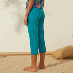 Pantacourt de pyjama en coton - uni tropical - blancheporte