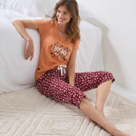 Pantacourt pyjama imprim  beautiful  - blancheporte