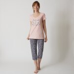 Pantacourt pyjama imprim  beautiful  - blancheporte