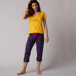 Pantacourt de pyjama imprim toiles estrella - coton - blancheporte