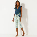 Pantacourt de pyjama imprim fleuri - blancheporte