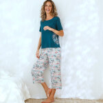Pantacourt de pyjama imprim ikat - blancheporte