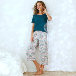 Pantacourt de pyjama imprim� ikat - blancheporte