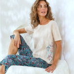 Pantacourt de pyjama imprim ikat - blancheporte