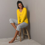Pantacourt de pyjama uni estrella - coton - blancheporte
