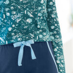 Pantacourt de pyjama uni marine - blancheporte