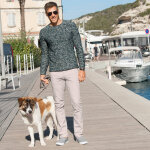 Pantalon droit 5 poches twill coton extensible - blancheporte