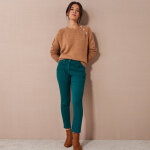 Pantalon 7 / 8me fusel stretch uni - colors&co