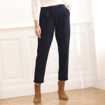 Pantalon 7 / 8me, velours - blancheporte