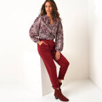 Pantalon 7 / 8�me, velours - blancheporte