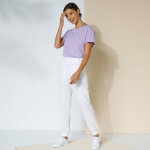 Pantalon blousant taille lastique, lin coton - blancheporte
