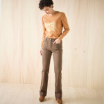 Pantalon bootcut, poches plaques - blancheporte