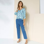 Pantalon cargo 7 / 8me, jean stretch - blancheporte