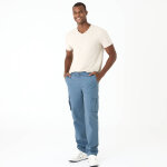 Pantalon cargo en toile ripstop ceinture �lastiqu�e c�t�s - blancheporte