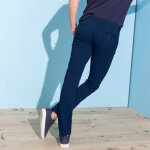 Pantalon chino ceinture arrondie sous le ventre - blancheporte