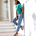 Pantalon chino, jean lger - blancheporte