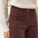 Pantalon coupe large taille haute, grande stature - blancheporte