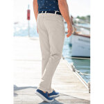 Pantalon droit 5 poches �lastiqu� c�t�s - l28 - blancheporte