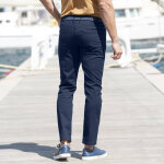 Pantalon droit 5 poches �lastiqu� c�t�s - l30 - blancheporte