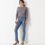 Pantalon droit enduit - blancheporte