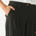 Pantalon droit large, uni - blancheporte