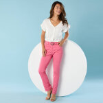Pantalon droit, spcial petites - blancheporte