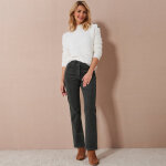 Pantalon droit, velours c�tel� - blancheporte