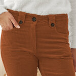 Pantalon droit, velours ctel - blancheporte
