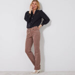 Pantalon droit, velours c�tel� - blancheporte