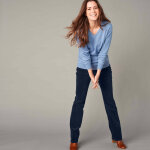 Pantalon droit, velours ctel - blancheporte