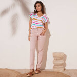 Pantalon effet ventre plat, coton stretch - blancheporte Pantalon effet ventre plat, coton stretch - blancheporte