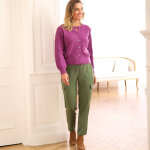 Pantalon fusel cargo, raccourci - blancheporte