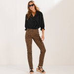 Pantalon fusel�, imprim� l�opard - blancheporte