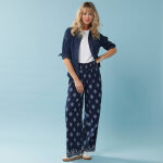 Pantalon imprim� sp�cial petite fluide - blancheporte