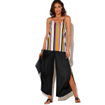 Pantalon large, bas fendus - blancheporte