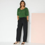 Pantalon large fluide uni - blancheporte