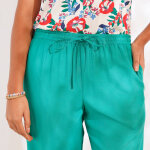 Pantalon large fluide uni - blancheporte