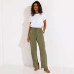 Pantalon large fluide uni - blancheporte