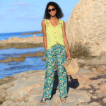 Pantalon large imprimé, taille Élastiquée - blancheporte Pantalon large imprimé, taille Élastiquée - blancheporte