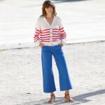 Pantalon large raccourci uni - blancheporte Pantalon large raccourci uni - blancheporte
