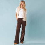 Pantalon large spécial petites en maille fluide - blancheporte Pantalon large spécial petites en maille fluide - blancheporte