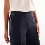 Pantalon large taille Élastiquée, crêpe - blancheporte Pantalon large taille Élastiquée, crêpe - blancheporte