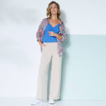 Pantalon large taille Élastiquée, crêpe - blancheporte Pantalon large taille Élastiquée, crêpe - blancheporte