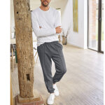 Pantalon loisirs molleton, bas resserr�s - blancheporte